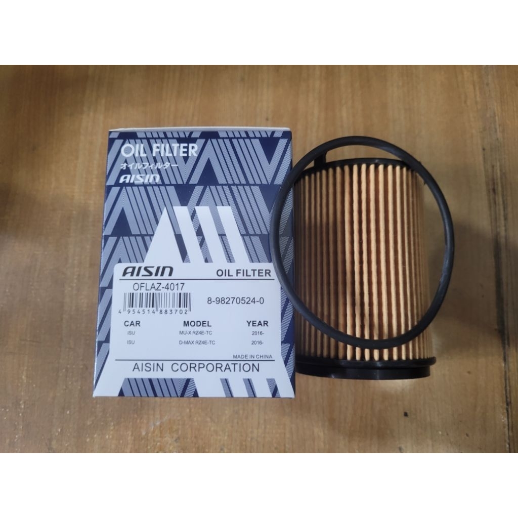 AISIN กรองน้ำมันเครื่อง อีซูซุ ดีแม็ก 1.9 (RZ4E-TC) Blue Power Ddi (OFLAZ-4017)(8-98270524-0) Isuzu 