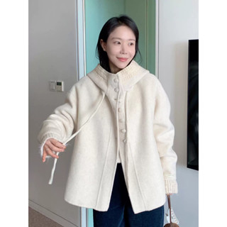 มาใหม่พร้อมส่ง (AP277) Kuma Knit hoodie wool เสื้อกันหนาว มี…