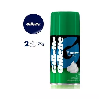 ยิลเลตต์ วีนัส โฟมมี่ โฟมโกนหนวด เมนทอล 175 กรัม Gillette Foamy Menthol Shave Foam 175 g.