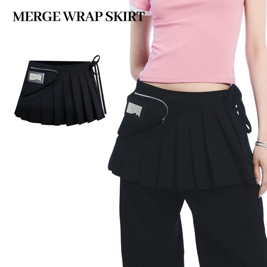 Merge Official - Merge Wrap Skirt (พร้อมส่ง)