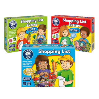ORCHARD TOYS, Shopping List บอร์ดเกมส์เด็ก เสริมทักษะความจำ การจับคู่ สำหรับ 3-7 ปี ลิขสิทธิ์แท้