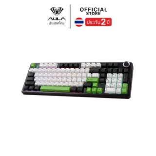 คีย์บอร์ดไร้สาย - AULA F99Pro - Gasket Mechanical Keyboard คีย์ไทย แบต 8,000mAh รับประกัน 2 ปี