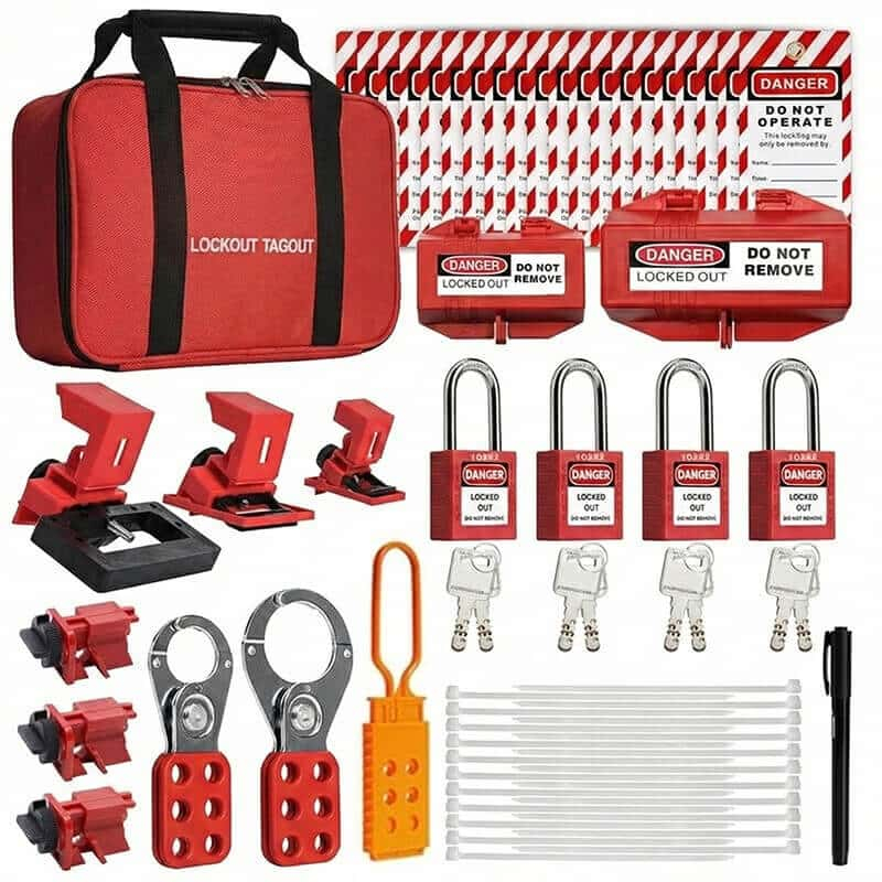 ชุดล็อคเอาท์แทคเอ้าท์ ระบบไฟฟ้า Lockout Tagout LOTO SET A