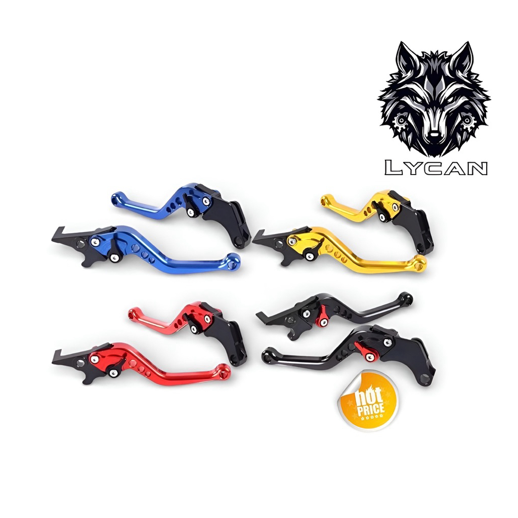 มือเบรค-มือครั เเต่งSUPER CNC  ปรับระดับ ใส่ MSX/MSX-SF/CBR150/CB150R