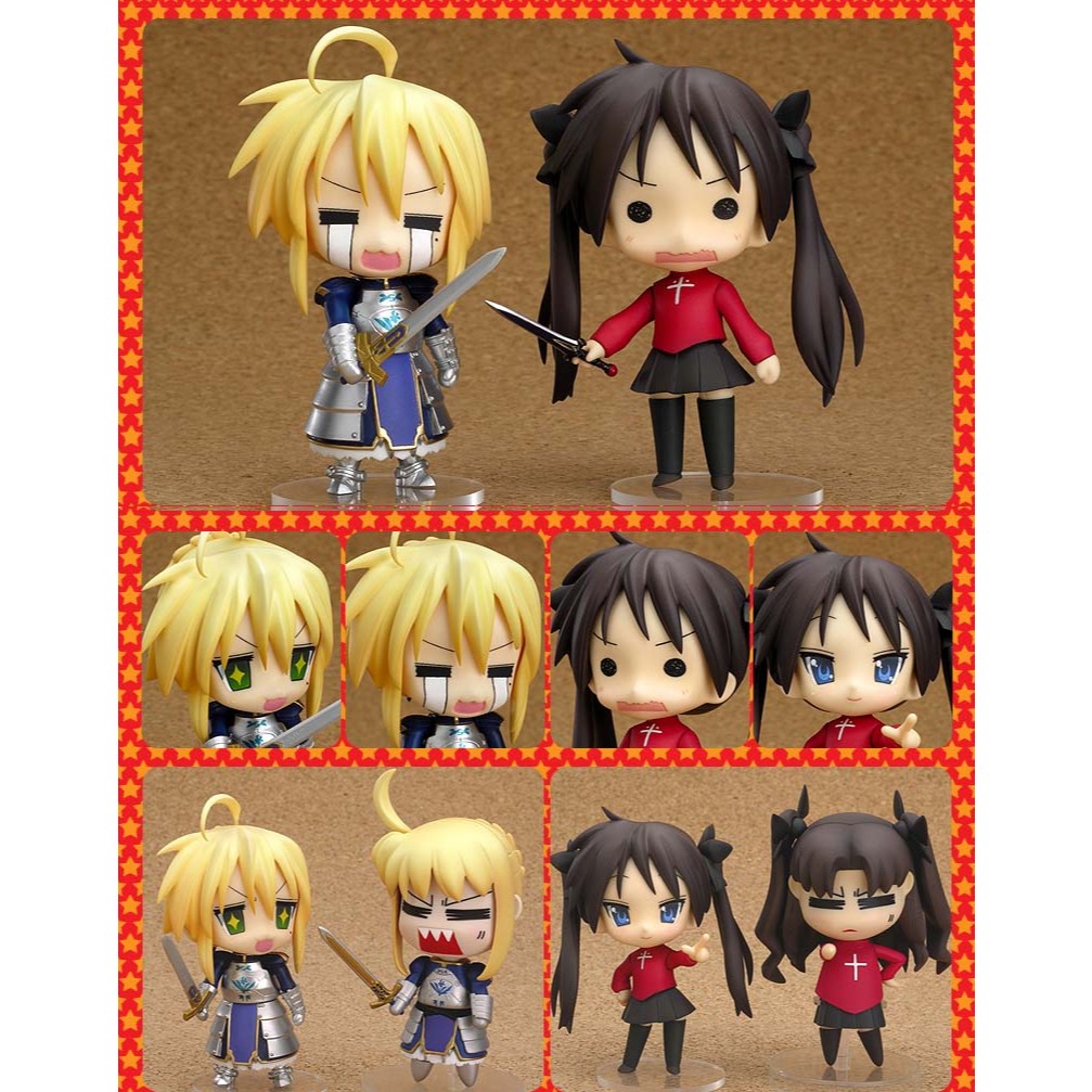 [เเชทก่อนสั่งทุกครั้ง!!] Nendoroid 034 Lucky Star - Hiiragi Kagami - Tohsaka Rin Cosplay Set มือ1 (พ
