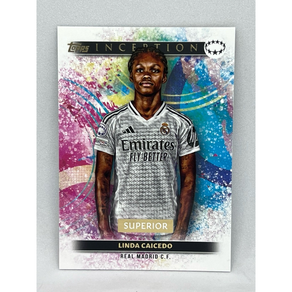 การ์ดฟุตบอล Topps Inception 2024 - 2025 Linda Caicedo Base