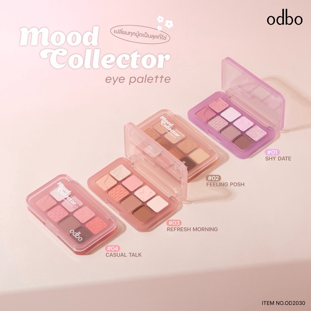 อายแชโดว์ พาเลท 8 สี odbo Mood Collector Eye Pallet (OD2030)