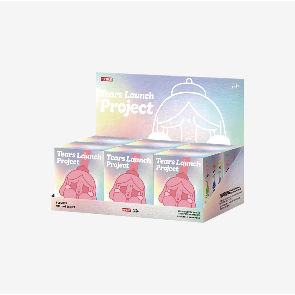 CRYBABY Tears Launch Project Series-Plush Pendant ( พร้อมส่งใน🇹🇭 ยก Box )