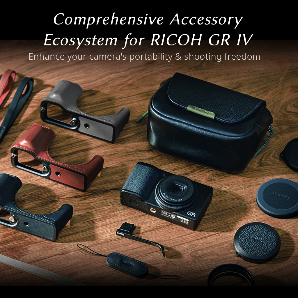 SmallRig UV Filter / ฝาปิดเลนส์ / Thumb Grip / Leather Case Kit / สําหรับ RICOH GR IV #5679 #5680 #5688 #5678 #5677 #567