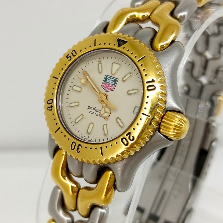 นาฬิกา TAG HEUER นาฬิกา TAG HEUER ก้างปลา นาฬิกา TAG HEUER S95.708  ของแท้ มือสอง ราคา OK Mini SIZE 