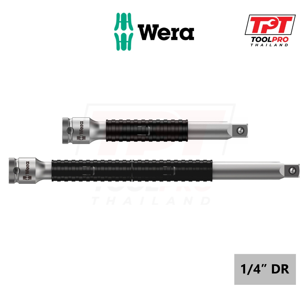 Wera ข้อต่อลูกบล็อก 1/4" 8794 SA/LA Zyklop Socket Extension, Free Turning Sleeve