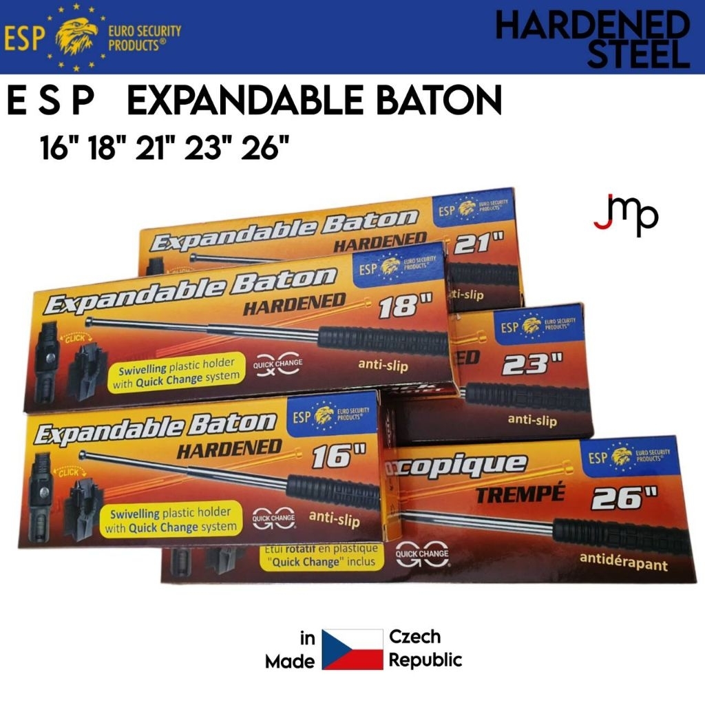 อุปกรณ์กีฬา E S P ของแท้ ชุบแข็ง HARDENED ผลิต Czech Republic