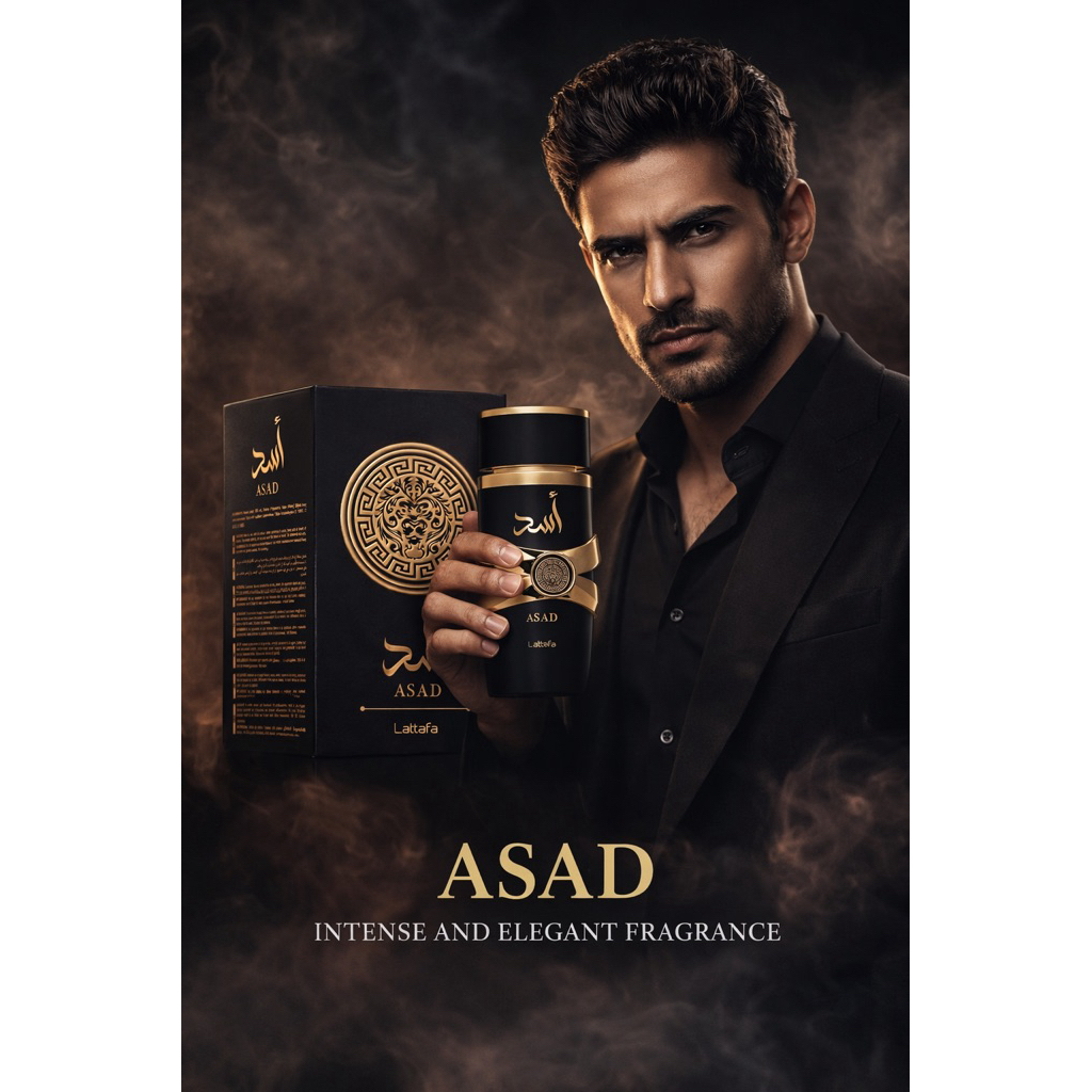 Asad lattafa 💯 ml ขวดดำ