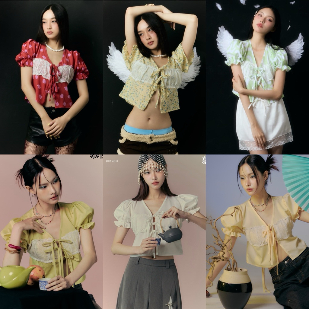 เสื้อตรุษจีน CHAMNIII รุ่น Muli top