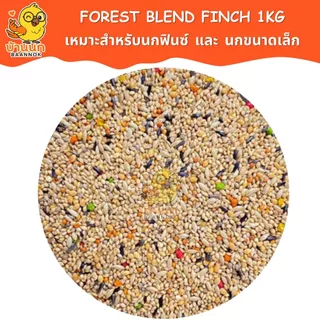 Forest Blend Bright Choice 1kg Tropical Finches(ถุงบริษัท) อาหารนกฟินช์ สูตรพรีเมียม ธัญพืชรวมและผลไม้ เสริมวิตามิน