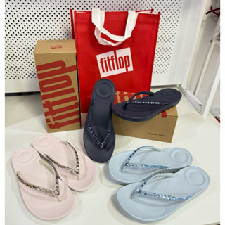 FITFLOP iQUSHION MULTI-CRYSTAL F/F รองเท้าแตะผู้หญิง