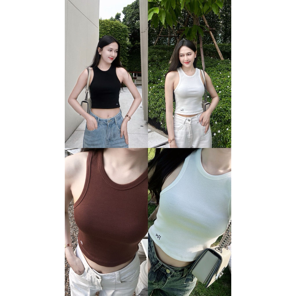 เสื้อกล้ามครอปFireตัวสั้น