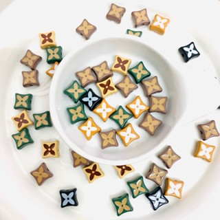 ลูกปัด ดอกไม้ ขนาด12mm รูร้อย2mm คระสี อุปกรณ์เสริมงานฝีมือ …