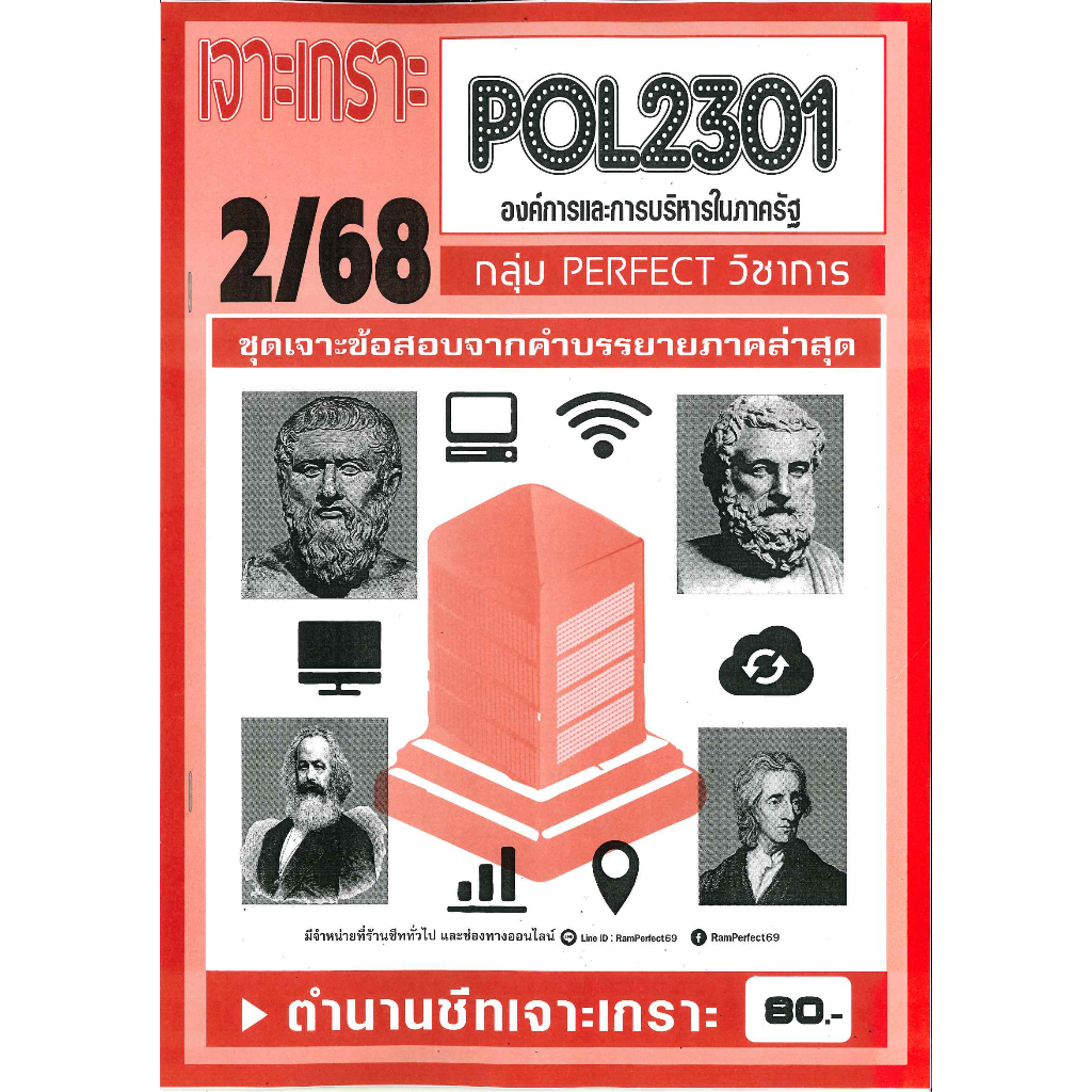เจาะเกราะ POL2301 เจาะเกราะองค์การและการบริหารในภาครัฐ (ข้อสอบปรนัย) 2/68