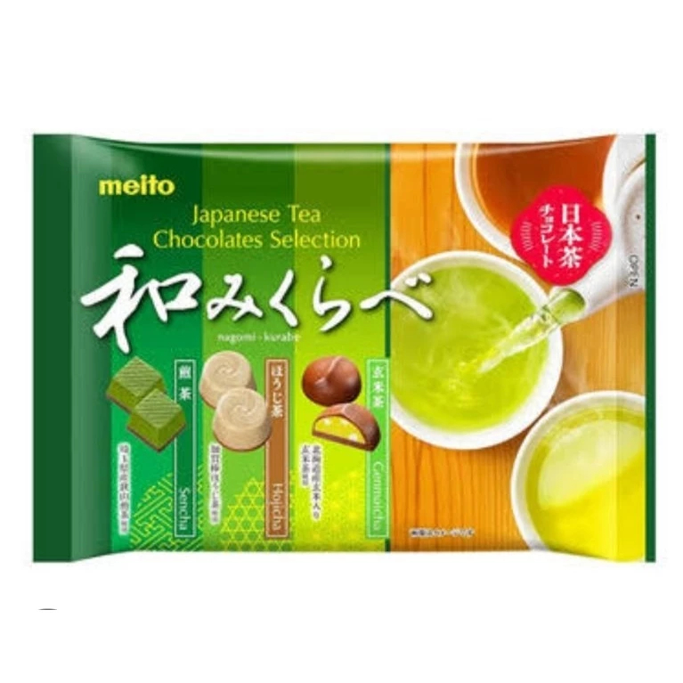 Meito Japanese Tea Chocolate Selection ช็อคโกแลตสอดไส้ชาเขียวญี่ปุ่น