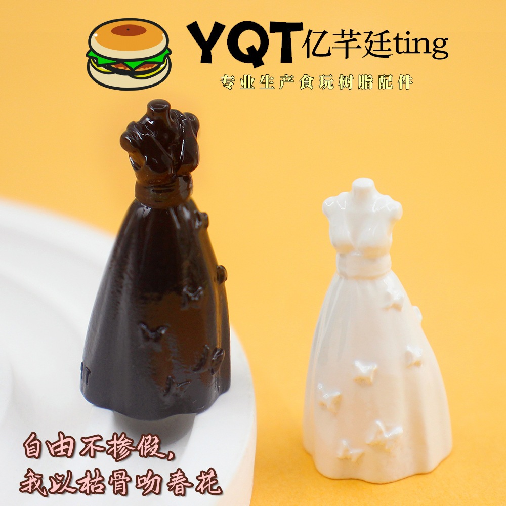 ่j750 โมเดลชุดแต่งงานจิ๋วจำลองของเล่นแพ็คละ10ชิ้่น