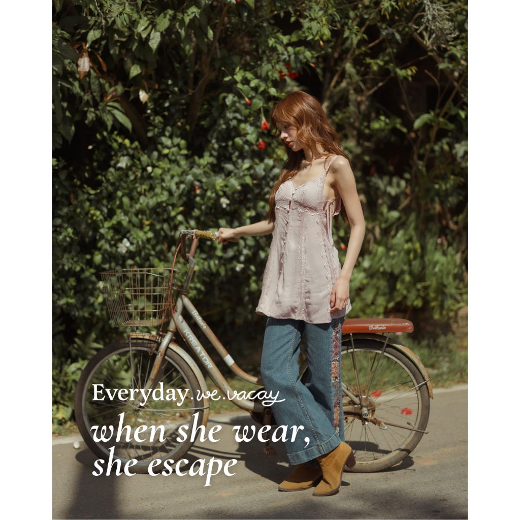 Everyday.We.Vacay – Haven Top [พร้อมส่ง] เสื้อสายเดี่ยว ฟรี บราซิลิโคน ราคา ถูกที่สุด ดีลบีเคเค แกลเลอรีภาพที่ 9
