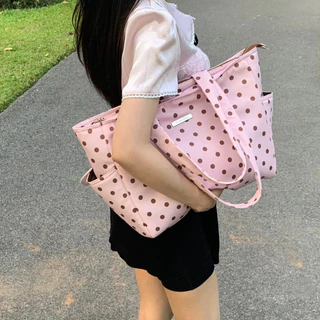 SUNSCRÈME - CARRYALL DOT BAG (กระเป๋ารุ่น CARRYALL ลายจุด)