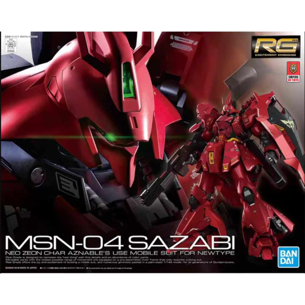 Bandai RG (1/144) SN-04 Sazabi (พร้อมส่ง)