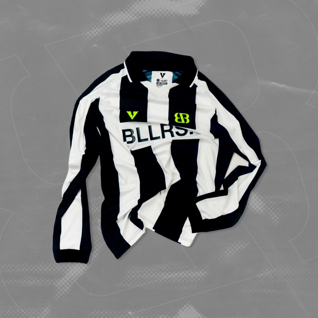 VOLT RUNNING x BLLRS เสื้อวิ่งแขนยาว รุ่น Acce 003 Running Club สีขาว ดำ