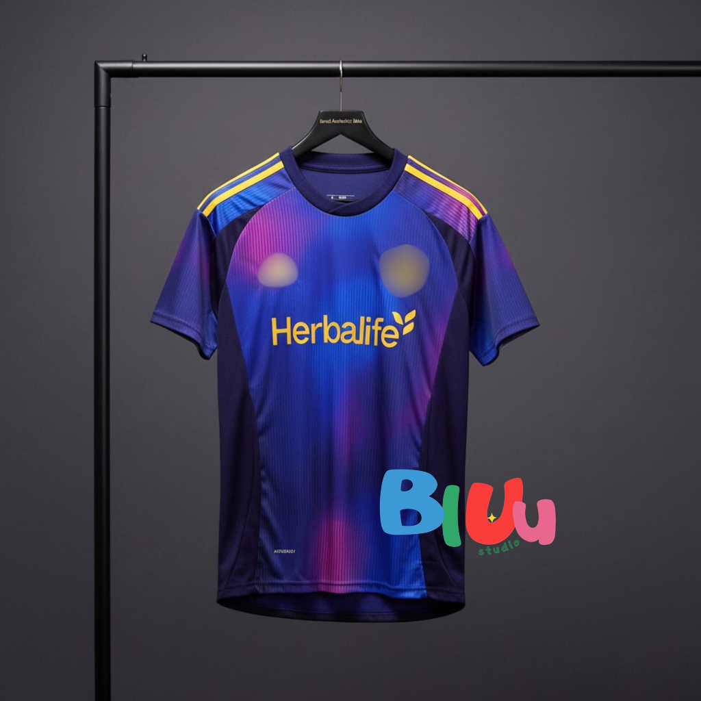 (S-4XL) เสื้อฟุตบอล ทีม แoลเo กาlล็กซี่ เหย้า Home ปี 2025-26 (3A) เกรดแฟนบอล โลโก้ปัก สามารถเพิ่มเบ