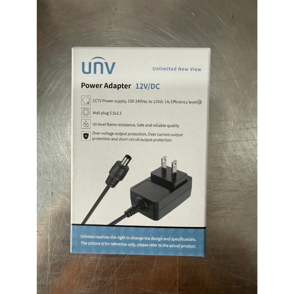 Adapter กล้องวงจรปิด 12V 1A UNV