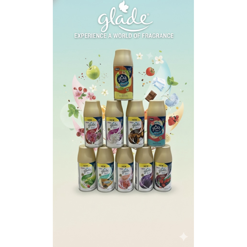เกลด สเปรย์ปรับอากาศ glade automatic spray refill (พร้อมส่ง10กลิ่น)