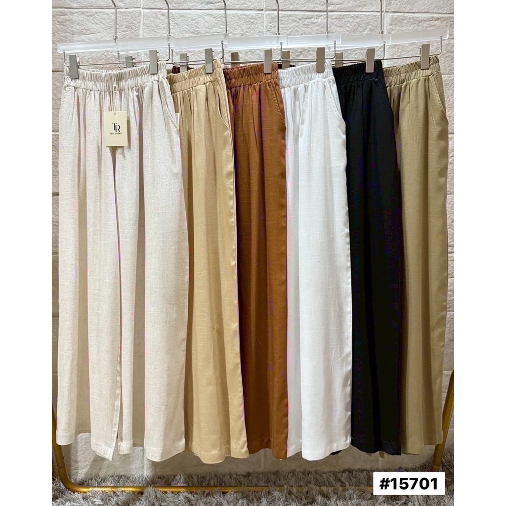 เสื้อสายเดี่ยว/กางเกงขายาวผ้าลินิน - รูปที่ 4