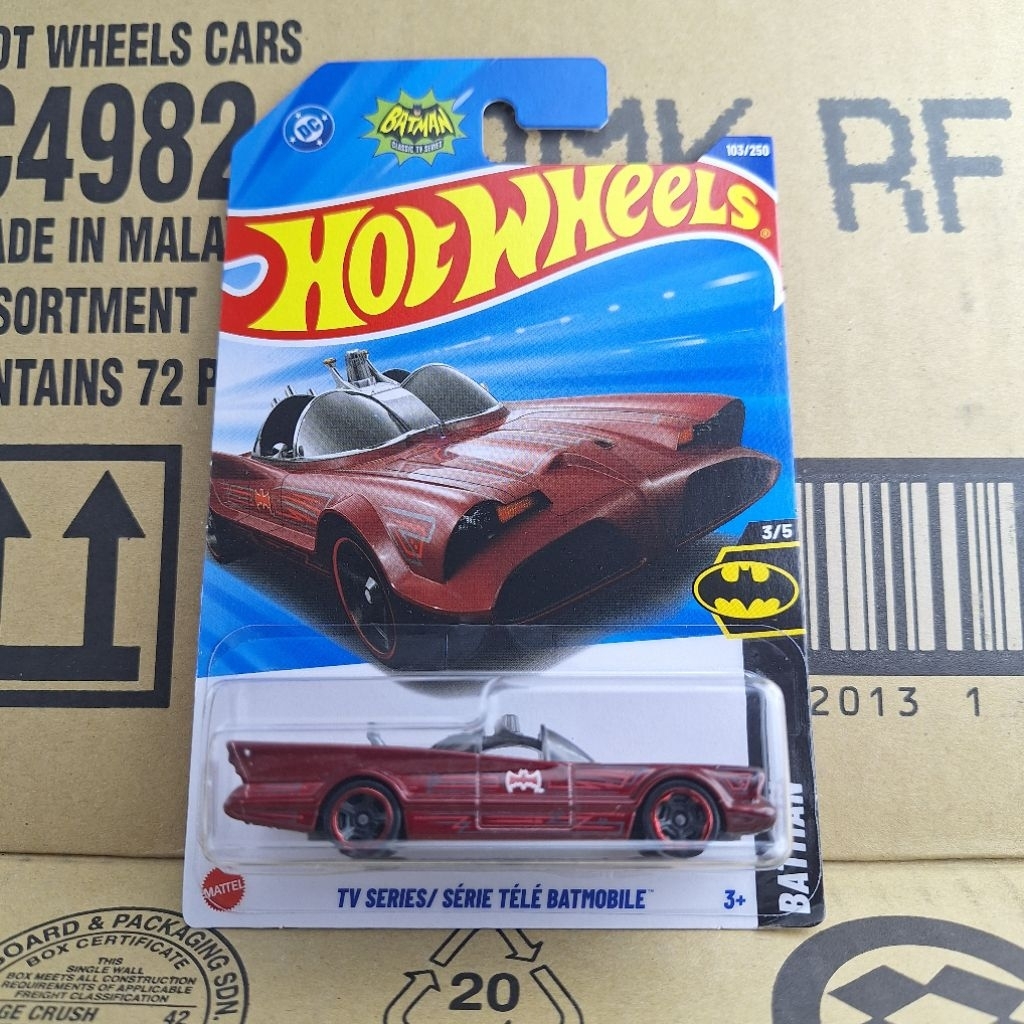รถเหล็ก Hotwheels TV SERIES BATMOBILE DC 103/250 (kg27)