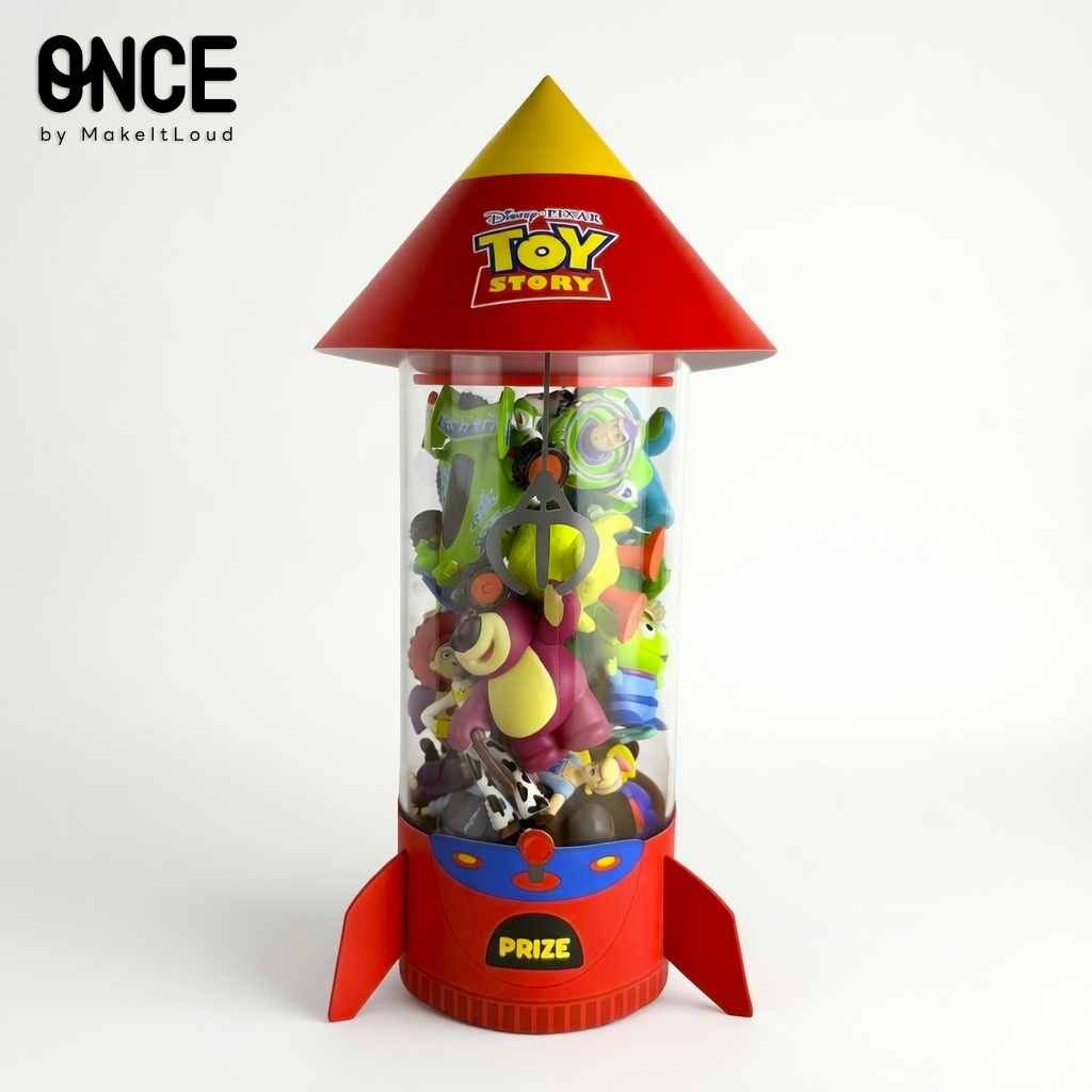 ONCE x ©Disney/Pixar Toy Story Mini Figure ขวดจรวดแก้ว มินิฟิกเกอร์ ทอยสตอรี่ ลิขสิทธิ์แท้ กรุณาอ่านรายละเอียดสินค้า