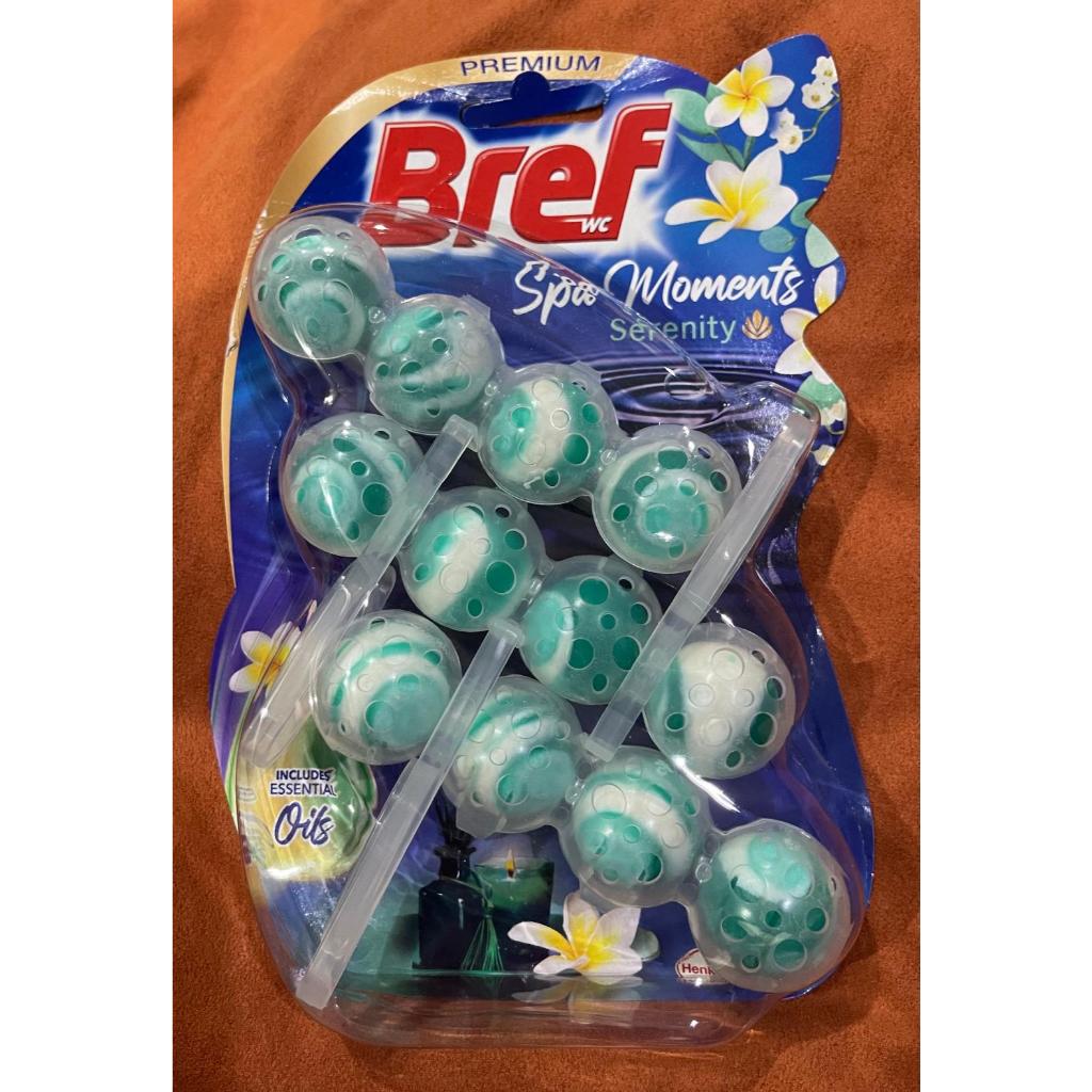 [แพ็ค3ชิ้น] Bref เบรฟ Bref Scent Switch Peach & Apple Rim Block toliet cleaner Aktiv cleaner & freshener ผลิตภัณฑ์ทำความ