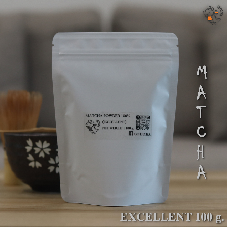 GOTJICHA MATCHA POWDER 100% EXCELLENT ขนาด 100 กรัม
