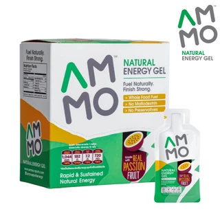 AMMO Natural Energy Gel Box (12 ซอง) เจลให้พลังงาน ใช้วัตถุดิบจากธรรมชาติ