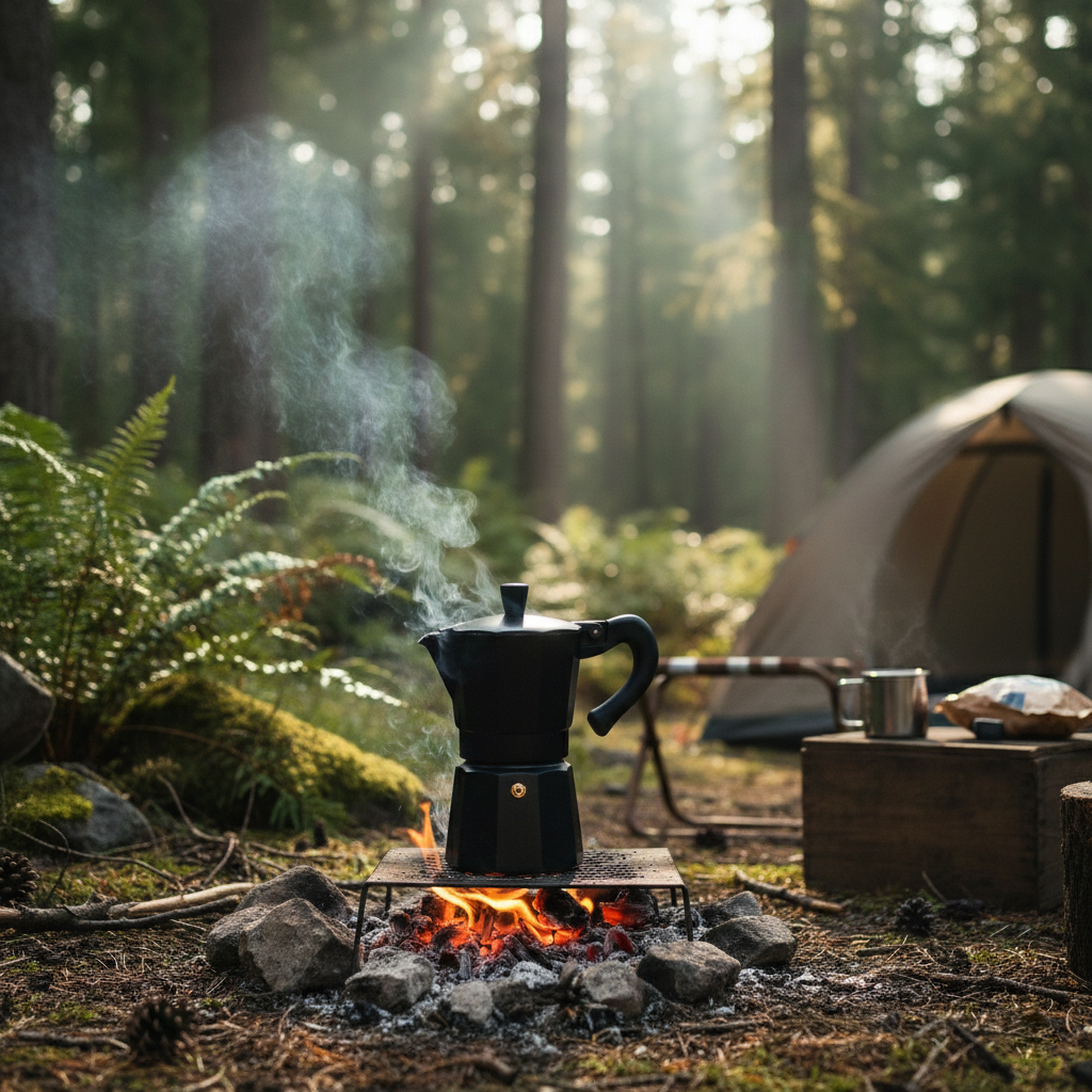 by Scanproducts หม้อต้มกาแฟสด Moka pot ขนาด 6 ถ้วย/300ml. สีดำ รุ่น By Scanproducts Moka Pot 6cup Pr