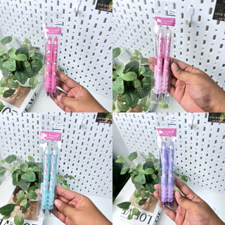 MOMOMART ปากกาเจล ลบได้ สีน้ำเงิน ปากกากดลบได้ ปากกา ลาย Charmmy Kitty ลิขสิทธิ์แท้ Sanrio (1แพ็ค 2 ด้าม) สุดคุ้ม