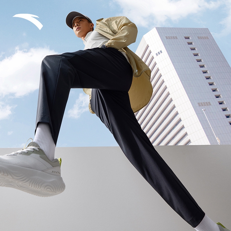 UPF100+] ANTA Men Sports Long Pants Quick-Dry Trousers UV Protection Sunscreen Training Woven 952527509 Official store – โปรปัง