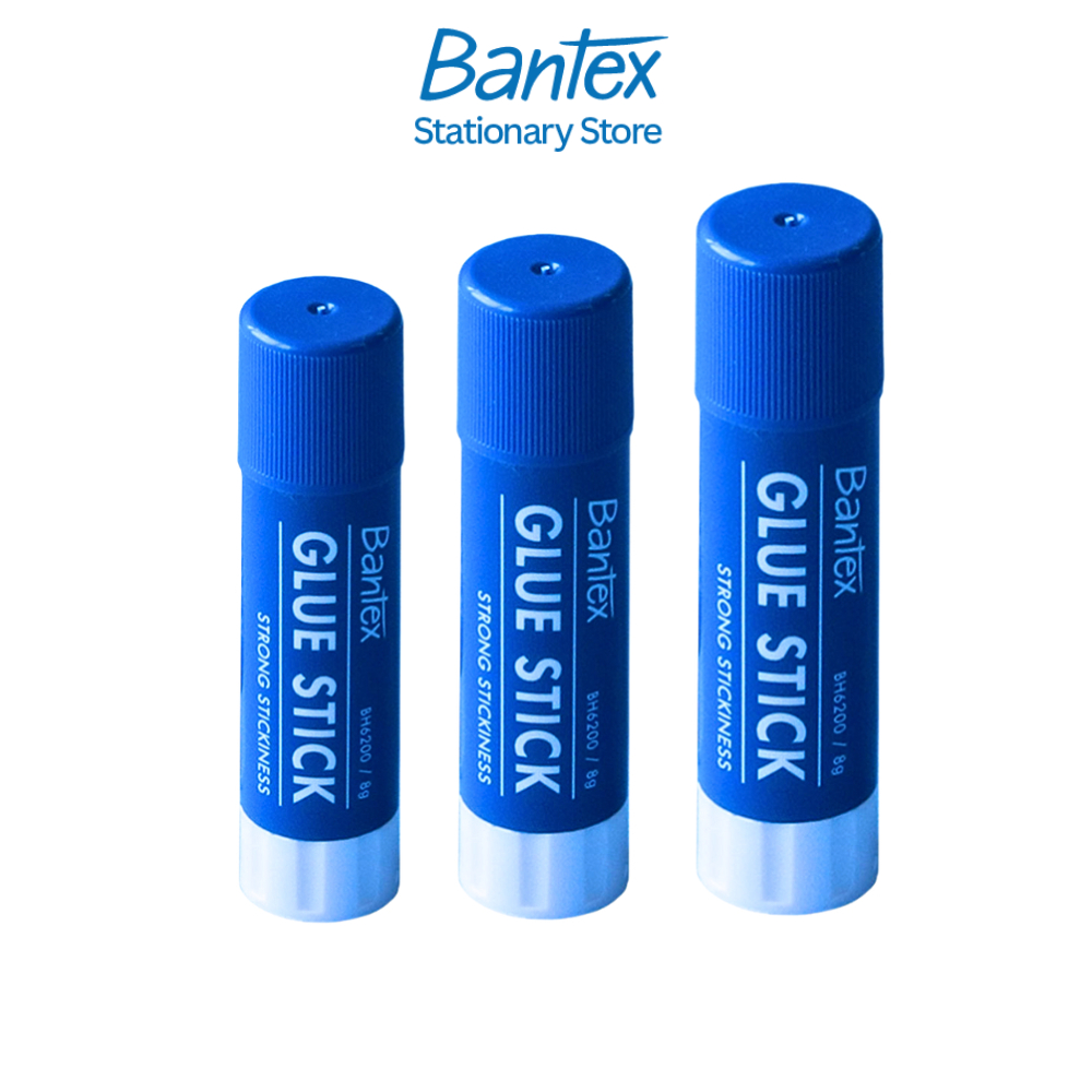 Bantex กาว กาวแท่ง 4ขนาด 8/15/21/36กรัม ใช้ง่าย ติดแน่น ทนทาน ขนาดพกพา Glue Stick