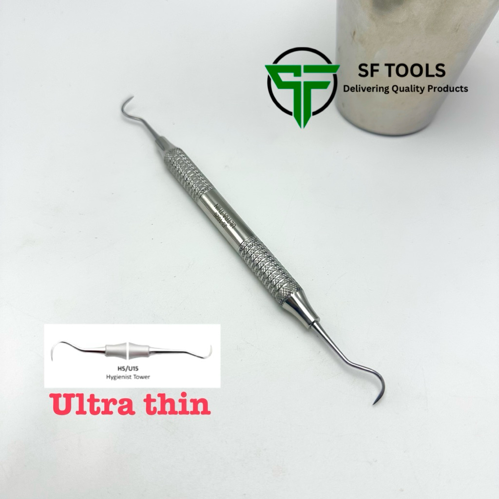 Ultra thin Dental Sickle Scalers H5-U15 Hygienist Towner – SFTOOLS