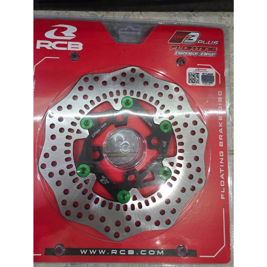 จานเบรคหน้า RCB E3 GIORNO+ 220MM ABS ราคา1500