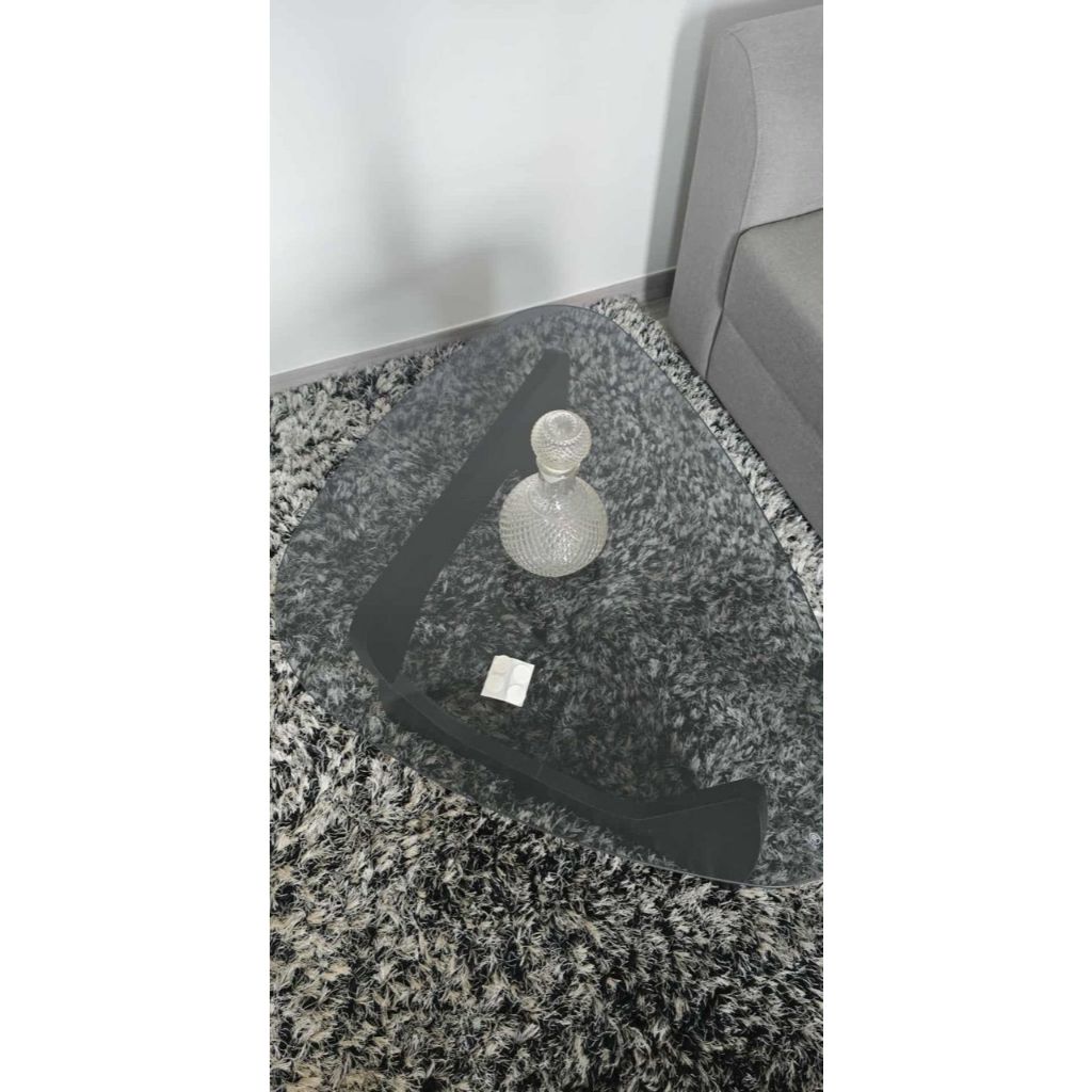 พร้อมส่ง🔥โต๊ะกลาง ความหนา 8 มม coffee table โต๊ะกลางโซฟา กระจกนิรภัย ขาโต๊ะไม้โอ๊ค แข็งแรงและทนทาน ติดตั้งง่าย A - รูปที่ 5