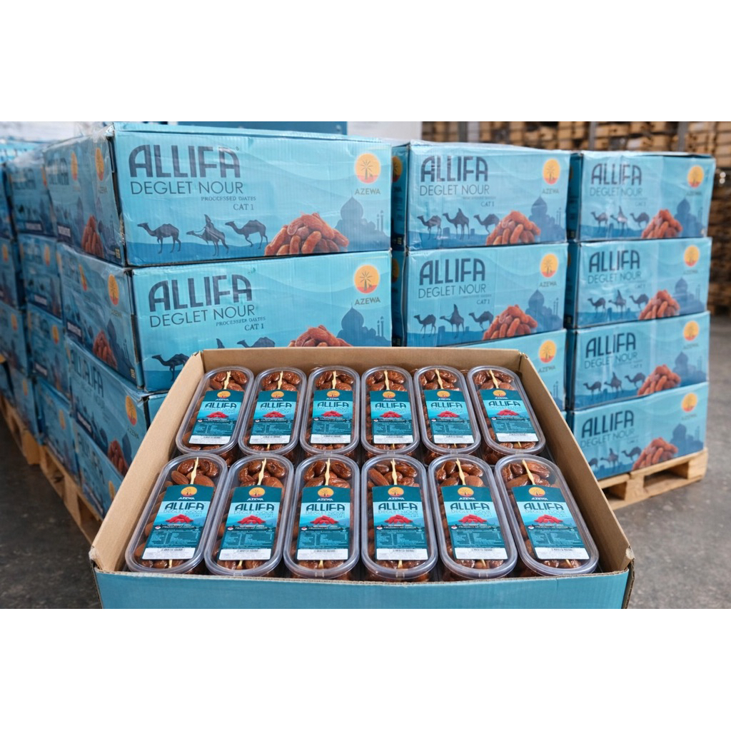 [ยกลัง] อินทผลัม ALLIFA ฟ้า - 1 ลัง 20 กล่อง