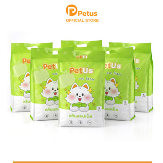 Petus ทรายแมว ทรายแมวเบนโทไนต์ Cat litter ขนาด 5ลิตร ดูดซับเ…