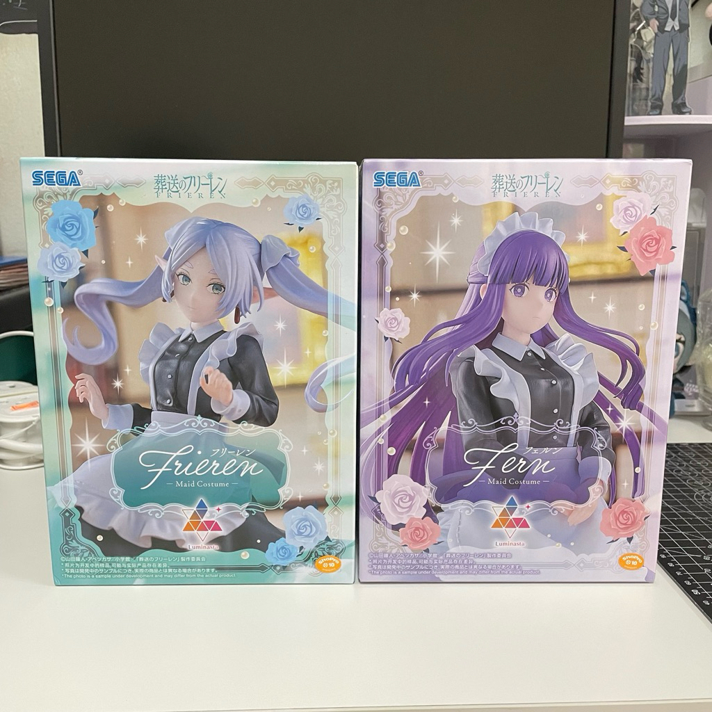 (พร้อมส่ง/ของแท้) ฟิกเกอร์ Frieren: Beyond Journey’s End - Frieren ฟรีเรน & Fern เฟรุน (Maid ver.) Luminasta SEGA figure