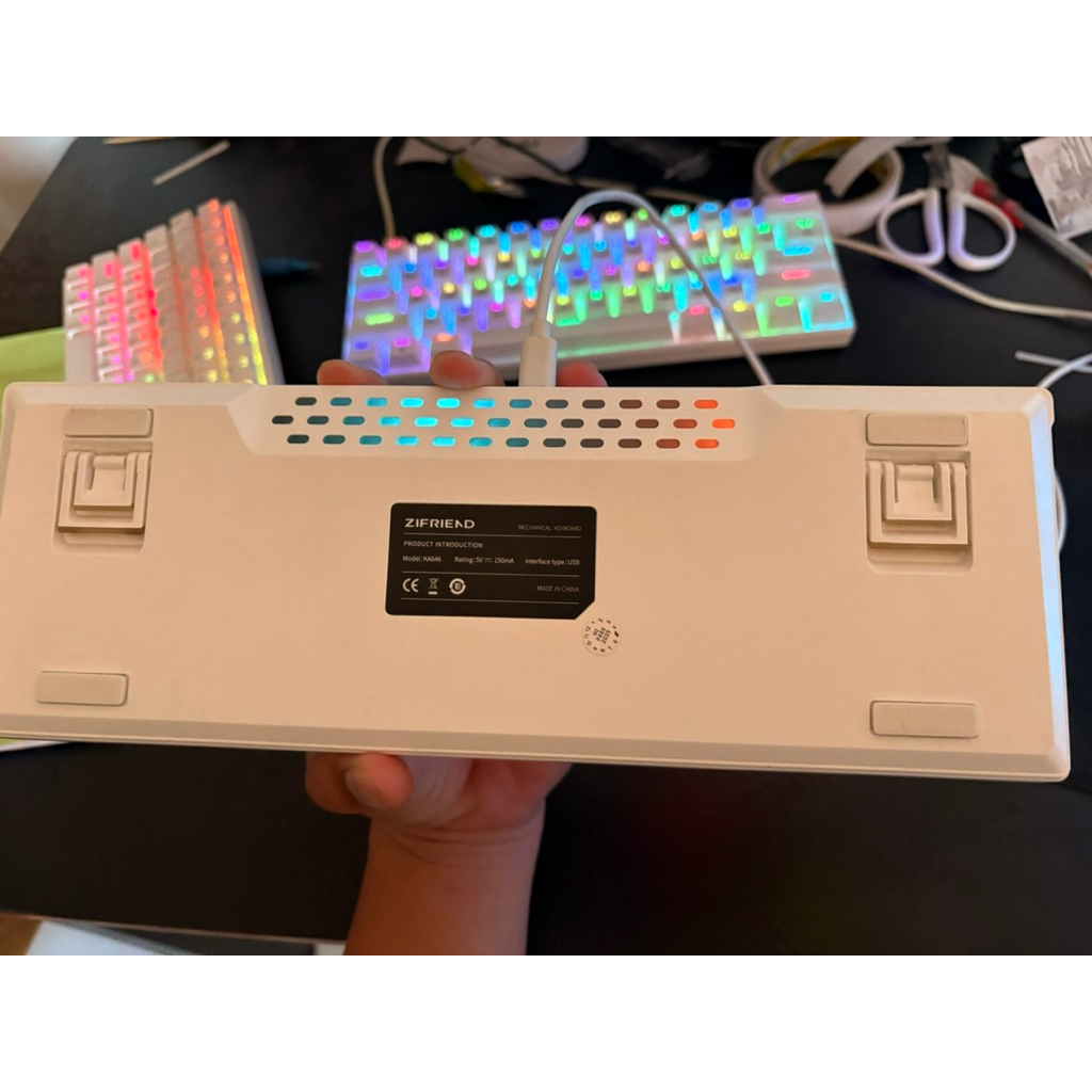 Zifriend KA646 Mechanical Keyboard (คีย์บอร์ดเกมมิ่ง) มือสอง สภาพดี กล่องครบ