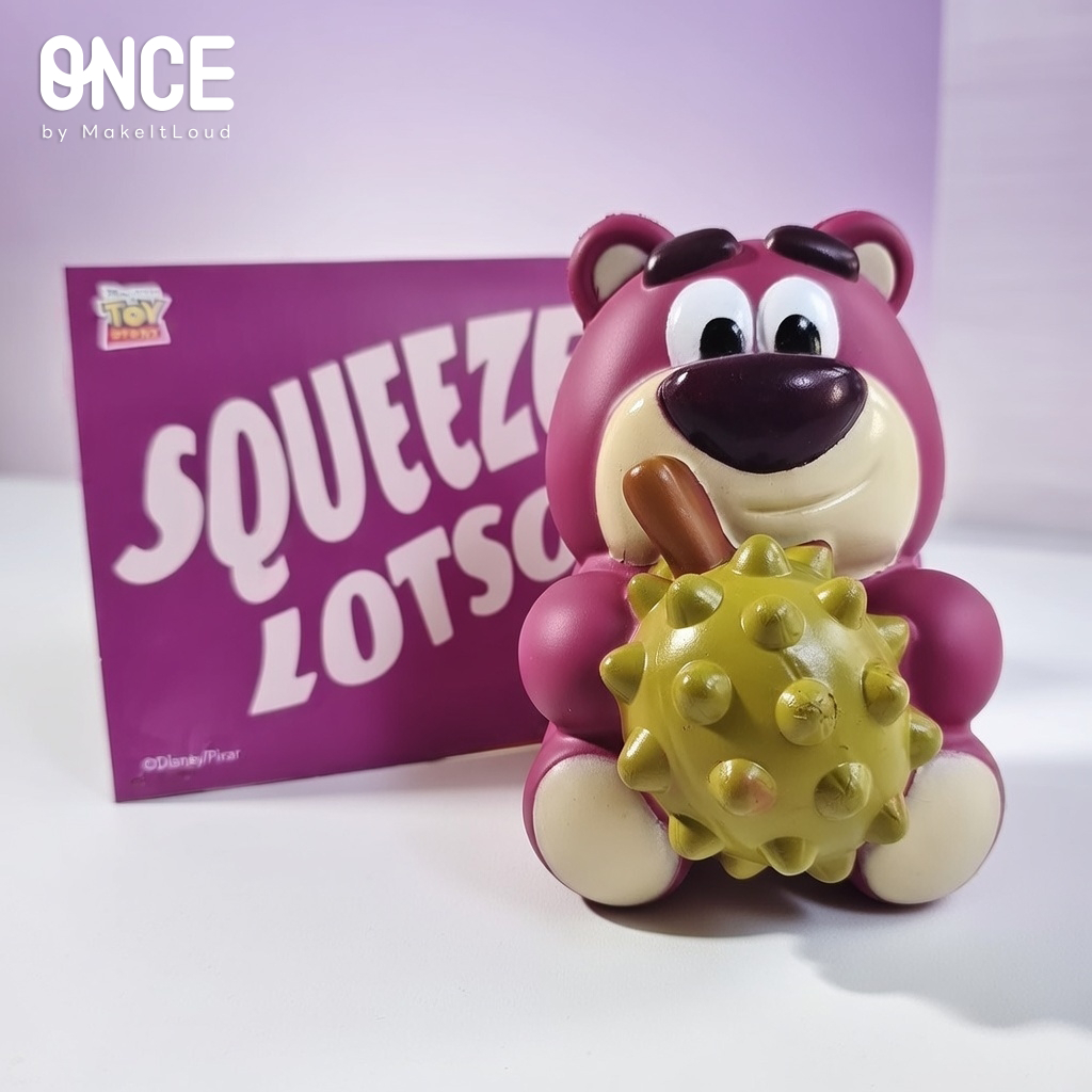 ONCE x ©Disney/Pixar - Lotso Squishy Figure ล็อตโซ่กอดทุเรียน ลิขสิทธิ์แท้